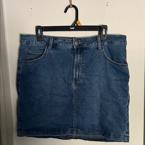 Lee Dark Blue Denim Skort